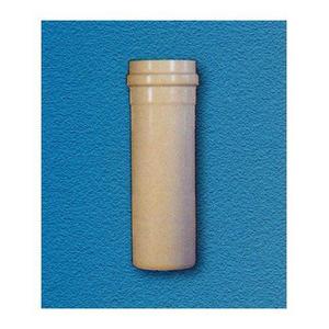 TUBO FUMO CON BICCHIERE E OR D.80 CM. 200 BIANCO 1,2 MM