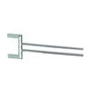 SYSTEM SY 09021 P. SALVIETTE  DOPPIO CM. 40 CROMO Foto 1