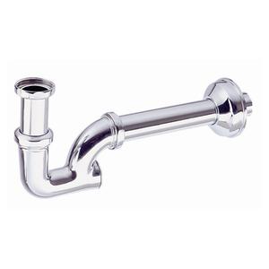 ZA 409 SIFONE LAVABO A "S" 1"1/4 NICHEL S.S.