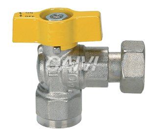 Foto VENUS 1076 RUBINETTO SQUADRA  GAS FF 1/2X1/2 CON GIRELLO