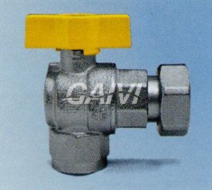 Foto VENUS 1076 RUBINETTO SQUADRA  GAS FF 1/2X3/4 CON GIRELLO