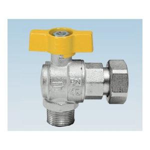 VENUS 1079 RUBINETTO SQUADRA  GAS MF 1/2X1/2 CON GIRELLO