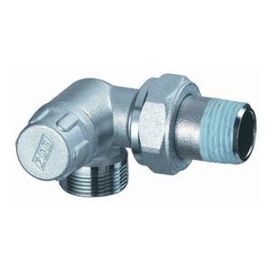 DETENTORE ANGOLO RAME 1/2" COMANDO VERTICALE DESTRA