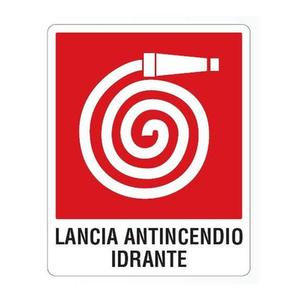 CARTELLO A MURO INDICANTE IDRANTE