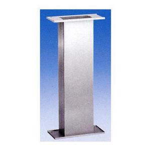 PIANTANA X CASSETTA 134 R INOX AISI 304