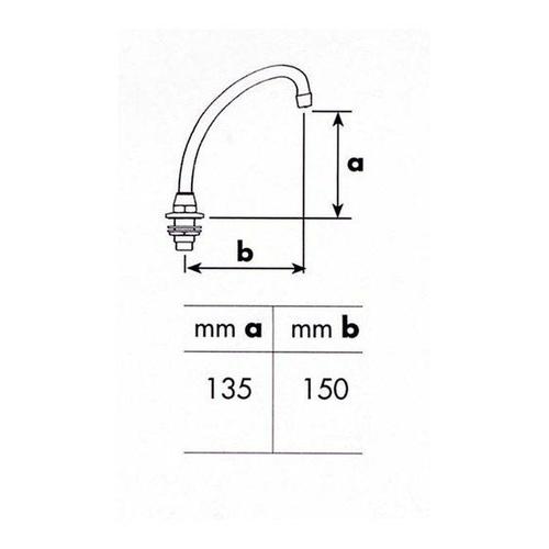 R 590 283 BOCCA ORIENTABILE LAVABO Foto 2