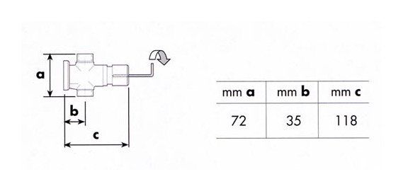 Articolo: R7400 - Rubinetto a Parete con Pulsante per Doccia, con Curve,  Temporizzato da 0 a 30 Secondi, River - RIVER (Rubinetteria e Ricambi -  Rubinetteria e Ricambi per Comunità e Grandi Cucine); R7400