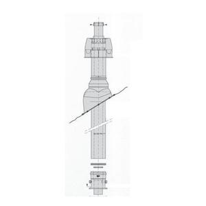 KIT TC5 CAMINO CONCENTRICA 60/100 A TETTO X CONDENSA