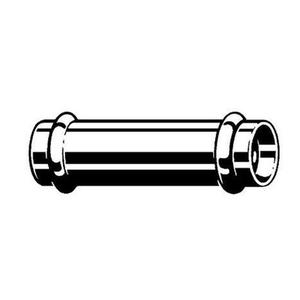 MANICOTTO PASSANTE ACCIAIO INOX A PRESSARE Ø 15 MM. PS4275G