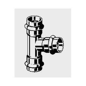 TEE ACCIAIO CARBONIO A PRESSARE Ø 18 MM. X Ø 15 MM. X Ø 18 MM. P5130