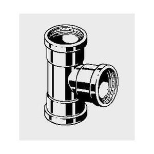 TEE ACCIAIO CARBONIO A PRESSARE Ø 108 MM. X Ø54 MM. X Ø 108 MM. P5130