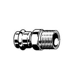 MANICOTTO ACCIAIO CARBONIO A PRESSARE Ø 28 MM. F X 1" M PC4243G
