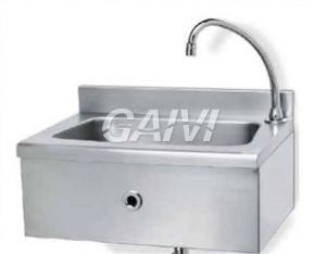 Rubinetto A Pedale River.Lavamani Inox Con Mix Pedale E Dist Sapone River R756 7