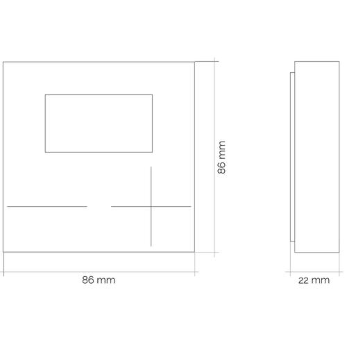 THERMEE ZED CRONOTERMOSTATO WIRELESS A BATTERIE CON SENSORE UMIDITÀ Foto 4