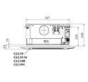 FCL42V2 VENTILCONVETTORE CASSETTE CON VLV 2 VIE
