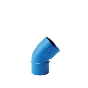 CURVA PVC 45 MF D.63