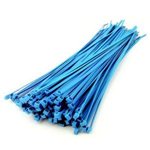 FASCETTE DI CABLAGGIO PVC BLU CM. 30 (100 PZ)