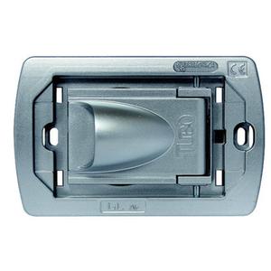 PRESA E SUPPORTO BTICINO LIVINGLIGHT AIR GR. MET