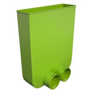ADATTATORE GRIGLIA 300X80 2XDN75 E 1 TAPPO