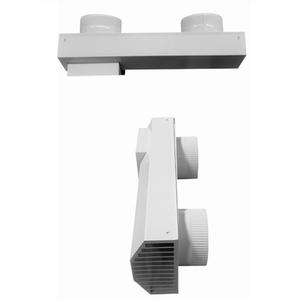 DOPPIA GRIGLIA ESTERNA DN160 RAL9010