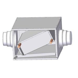BATTERIA 3 RANGHI 1000M3/H RACCORDO DN160/200