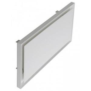 DIFFUSORE PIATTO FILO MURO 400X100 RAL9010
