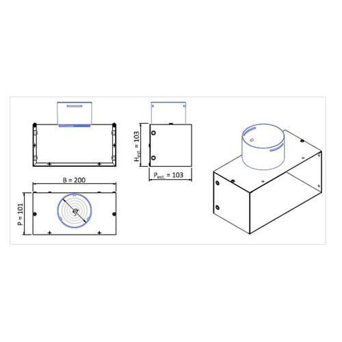 ADATTATORE LAMIERA ZINCATA VMAD20X10X1050 Foto 4