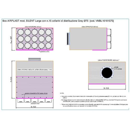 BOX LARGE DN160/180 15 COLLARINI DN75 Foto 4