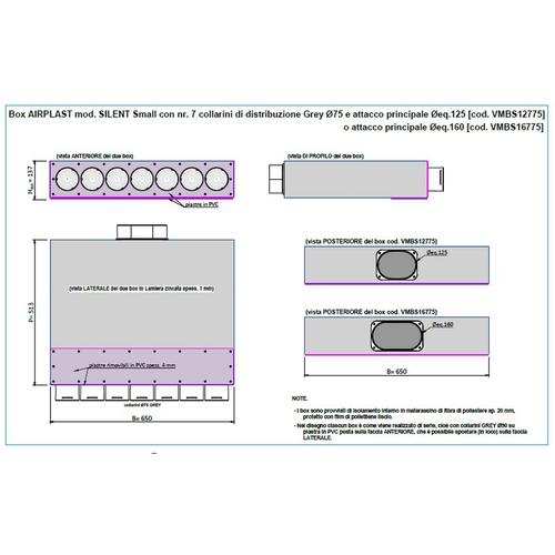 BOX DISTRIBUZ. SMALL DN125 E 7 COLLARINI DN75 Foto 5