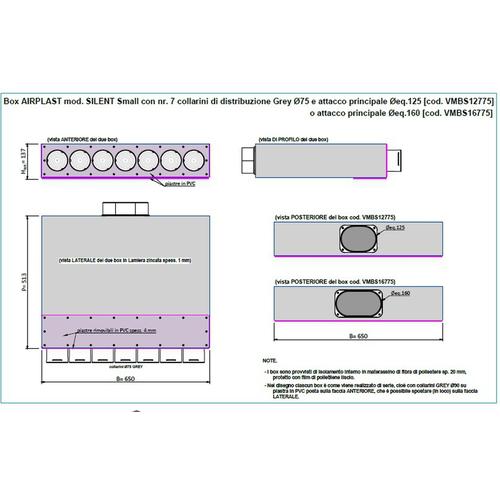 BOX SMALL DN160 7 COLLARINI DN75 Foto 3