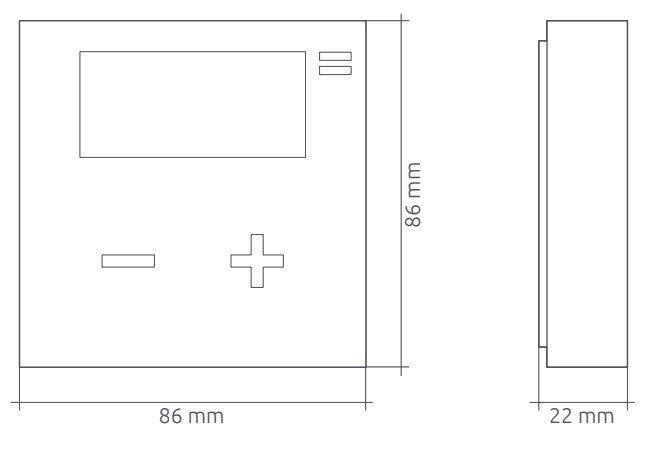 RIALTO Frame 503  Cornice per termostato Rialto compatibile con scatole da incasso  503