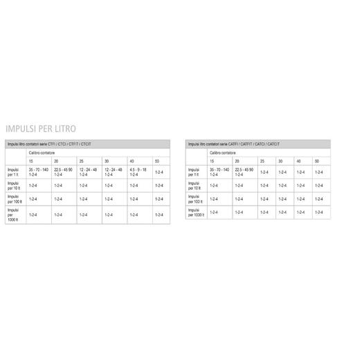 CONTATORE LANCIAIMPULSI 1"1/2 TURBINA CTFI40 Foto 2