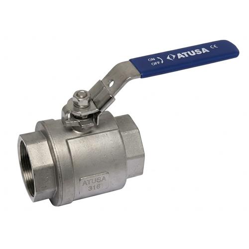 VALVOLA A SFERA ACCIAIO INOX AISI316 FF 1 Foto 1