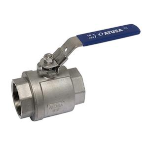 VALVOLA A SFERA ACCIAIO INOX AISI316 FF 1 1/4
