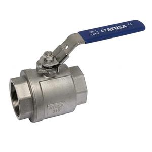 VALVOLA A SFERA ACCIAIO INOX AISI316 FF 1 1/2