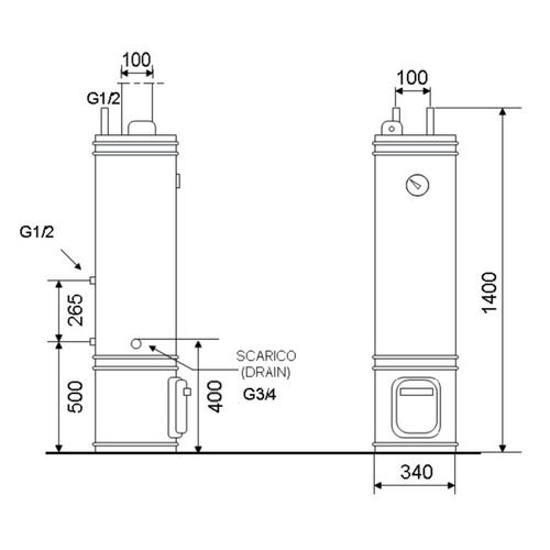 SL80 SCALDACQUA LEGNA LT 80 2/A Foto 2