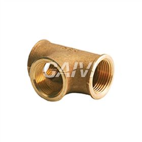 Foto TEE BRONZO FILETTATO RIDOTTO 3/4" X 1/2" X 3/4" 3130R