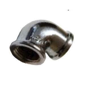 GOMITO OTTONE CROMATO FILETTATO FF 3/8" 8090
