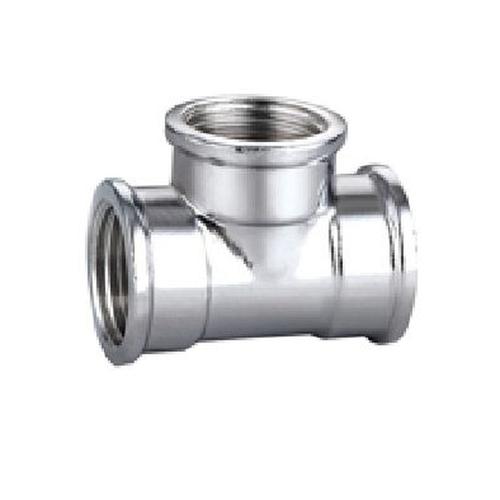 TEE OTTONE CROMATO FILETTATO 3/4" 8130 Foto 1