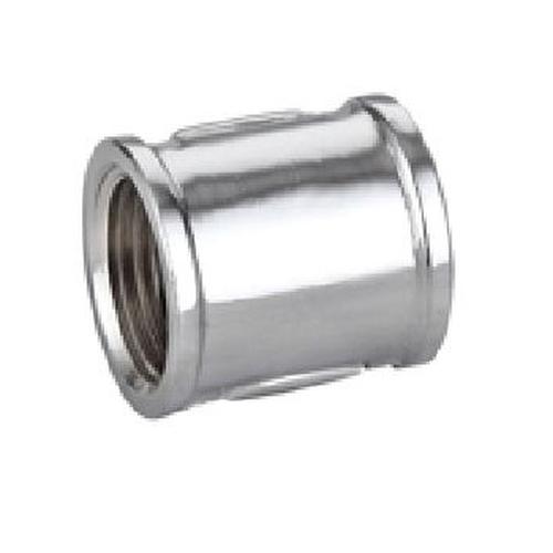 MANICOTTO OTTONE CROMATO FILETTATO 3/4" FF 8270 Foto 1