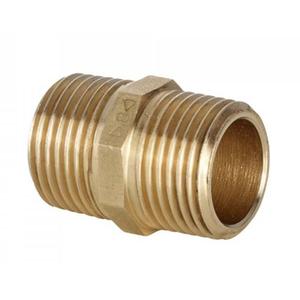 NIPPLES OTTONE FILETTATO 3/8" CON ESAGONO 8280