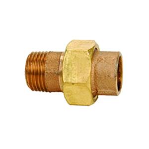 BOCCHETTONE BRONZO A SALDARE SEDE PIANA 1 1/4" M X Ø 35 F 4331G