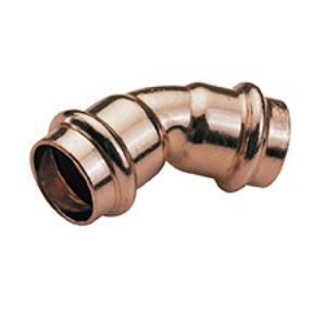 CURVA RAME A PRESSARE 45° FF Ø 22 MM. P5041