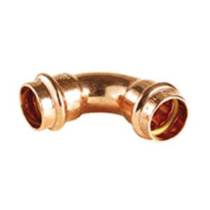 CURVA RAME A PRESSARE 90° FF Ø 22 MM. GAS PG5002