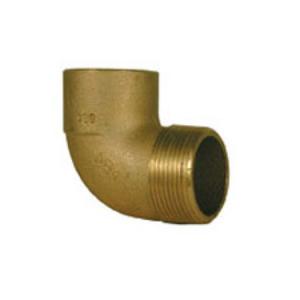 GOMITO BRONZO A SALDARE 90° 1" M X Ø 22 F 4092G