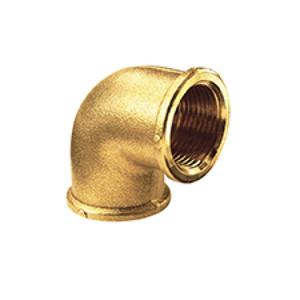 GOMITO OTTONE CROMATO FILETTATO FF 3/8" 8090