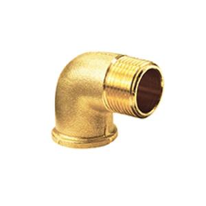 GOMITO OTTONE CROMATO FILETTATO MF 3/8" 8092