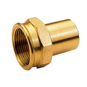 MANICOTTO BRONZO A PRESSARE Ø 15 M MM. X 1/2"F P4281 G