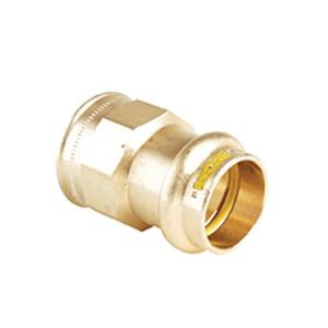 MANICOTTO BRONZO A PRESSARE Ø 15 MM. X 3/4" FGAS PG4270 G