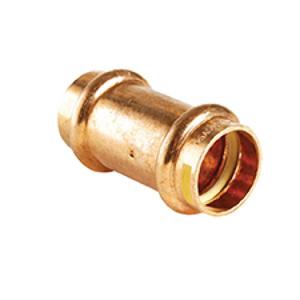 MANICOTTO CON BATTUTA FF RAME A PRESSARE Ø 18 MM. GAS PG5270